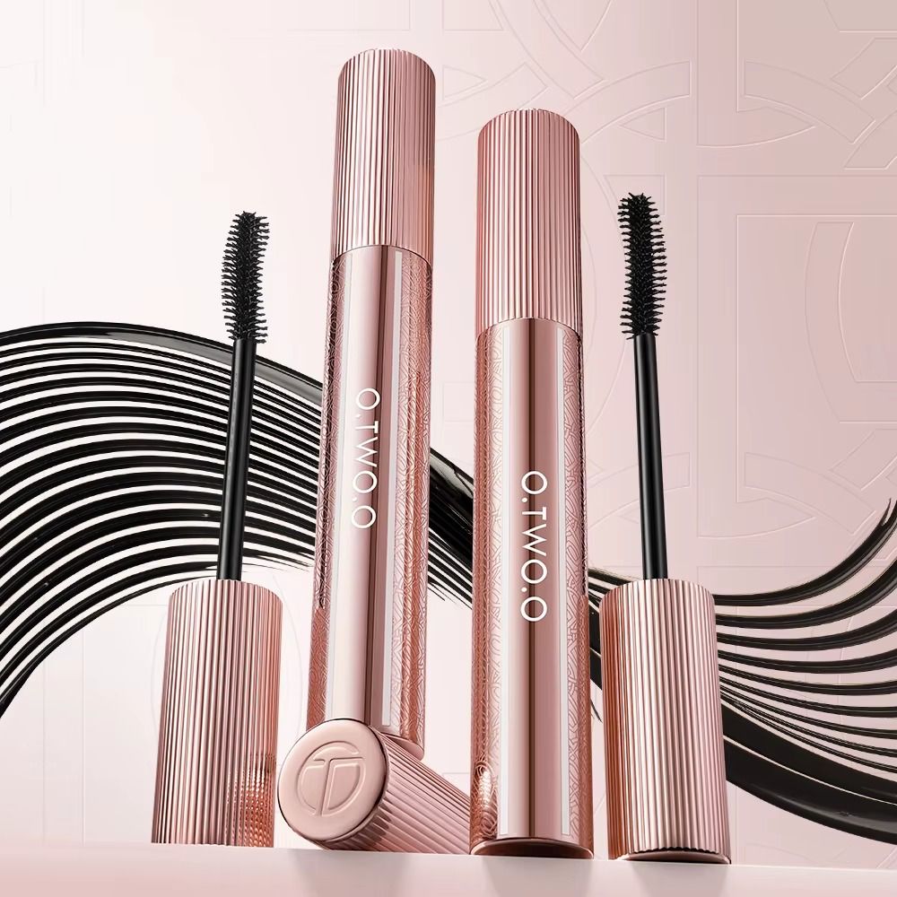 O.TWO.O 4D Mascara Waterproof Extra Volume Long -lasting Hyper-Curl Lengthening Eyelash Non-smudging Eyelashes Black Mascara