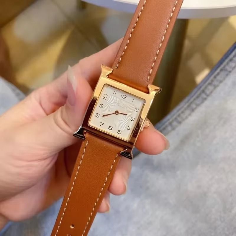 2025 Top Original Luxury Brand High Quality Quartz Watchs Women Classic Leather Simple Casual Wristwatches Clock