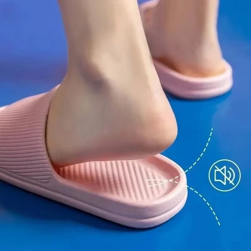 Ladies' Slippers Couple Soft Sole Massage Shower, Men's Waterproof Anti-Slip Sandals Indoor Outdoor Comfy Bathroom Shoes Women