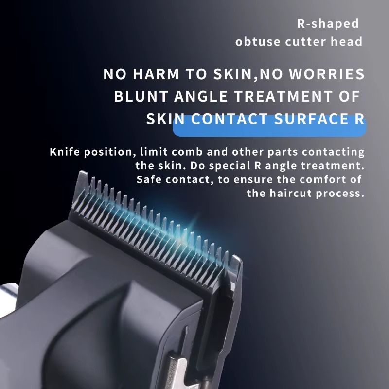 2500mah Lithium Battery Adjustable Trimmer Kemei Km-2296 Usb Rechargeable Cordless Electric Body Groin Hair Trimmer For Men