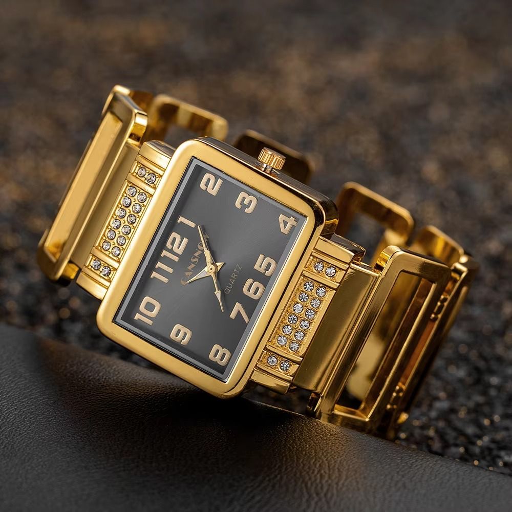 Luxury Rectangle Dial Bangle Watch Womens Female Bracelet Watch New Arrived Fashion Dress Clock Ladies Wristwatch Relojes