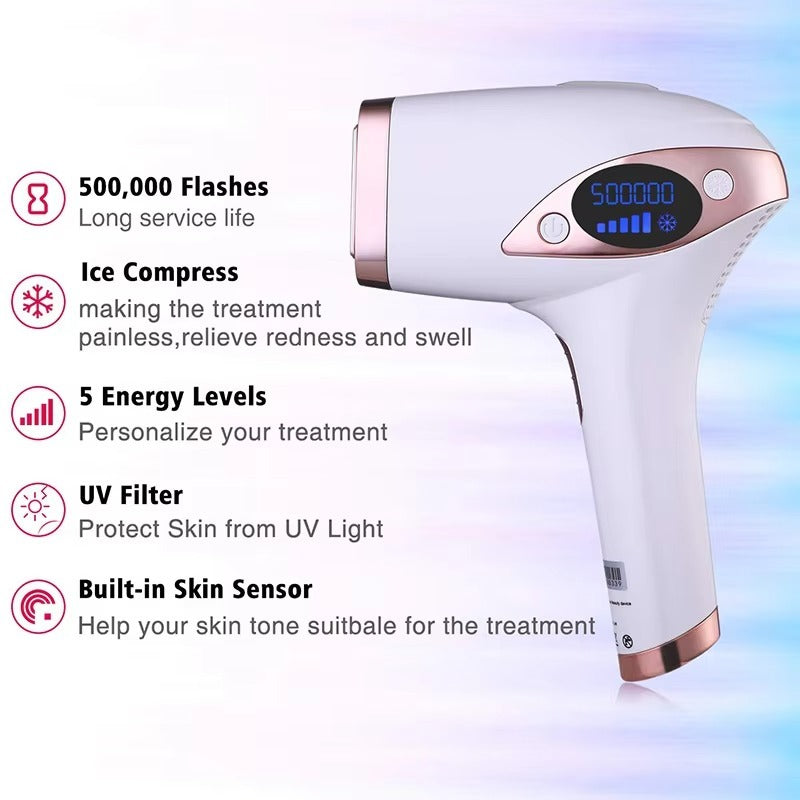 MlayT4 Laser Hair Removal IPL Laser Hair Removal ICE Cold IPL Epilation Flashes 500000 mlay IPL Hair Removal Painless for women