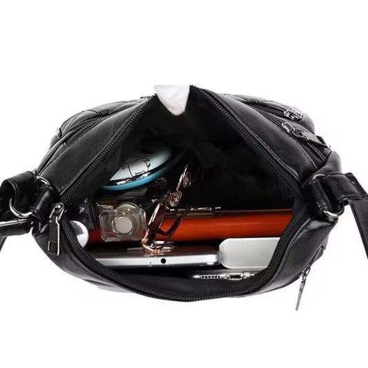 Neutral style, versatile and durable single shoulder casual crossbody bag for both men and women, lightweight and practical.