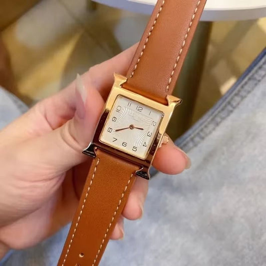2025 Top Original Luxury Brand High Quality Quartz Watchs Women Classic Leather Simple Casual Wristwatches Clock