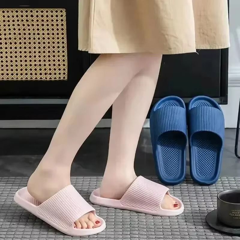 Ladies' Slippers Couple Soft Sole Massage Shower, Men's Waterproof Anti-Slip Sandals Indoor Outdoor Comfy Bathroom Shoes Women
