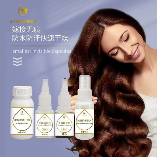 Cross-border explosive products special glue for seamless hair extension popular new technology in Europe and America