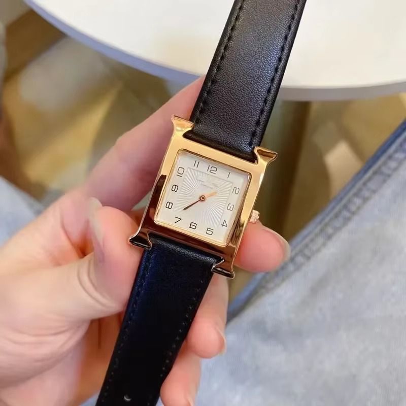 2025 Top Original Luxury Brand High Quality Quartz Watchs Women Classic Leather Simple Casual Wristwatches Clock