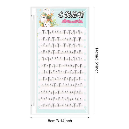 Transparent Band Bottom Eyelash Extensions Woman Black DIY Bottom Eyelashes for Women and Girls Cosmetic Supplies