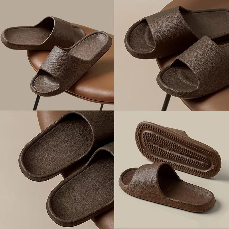 Summer Fashion Slippers Women Shoes Cloud Slippers For Men Home Flat Sandals Massage Flip Flops Couples Bathroom Indoor Slides