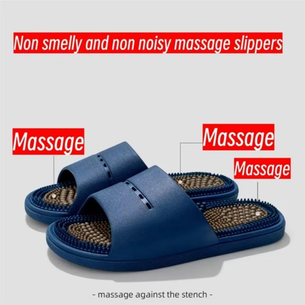 Massage Slippers for Women Men Summer Deodorant Non-slip Bathroom Sandals Casual Comfortable Relief Foot Acupressure Slippers