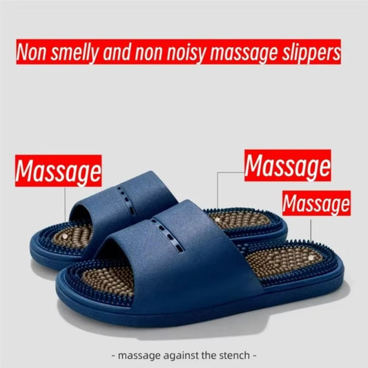 Massage Slippers for Women Men Summer Deodorant Non-slip Bathroom Sandals Casual Comfortable Relief Foot Acupressure Slippers