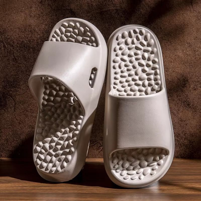 New Men Home Massage Slippers EVA Soft Thick Sole Couples Bathroom Non-slip Sandals Women Casual Comfort Shoes Beach Flip Flops