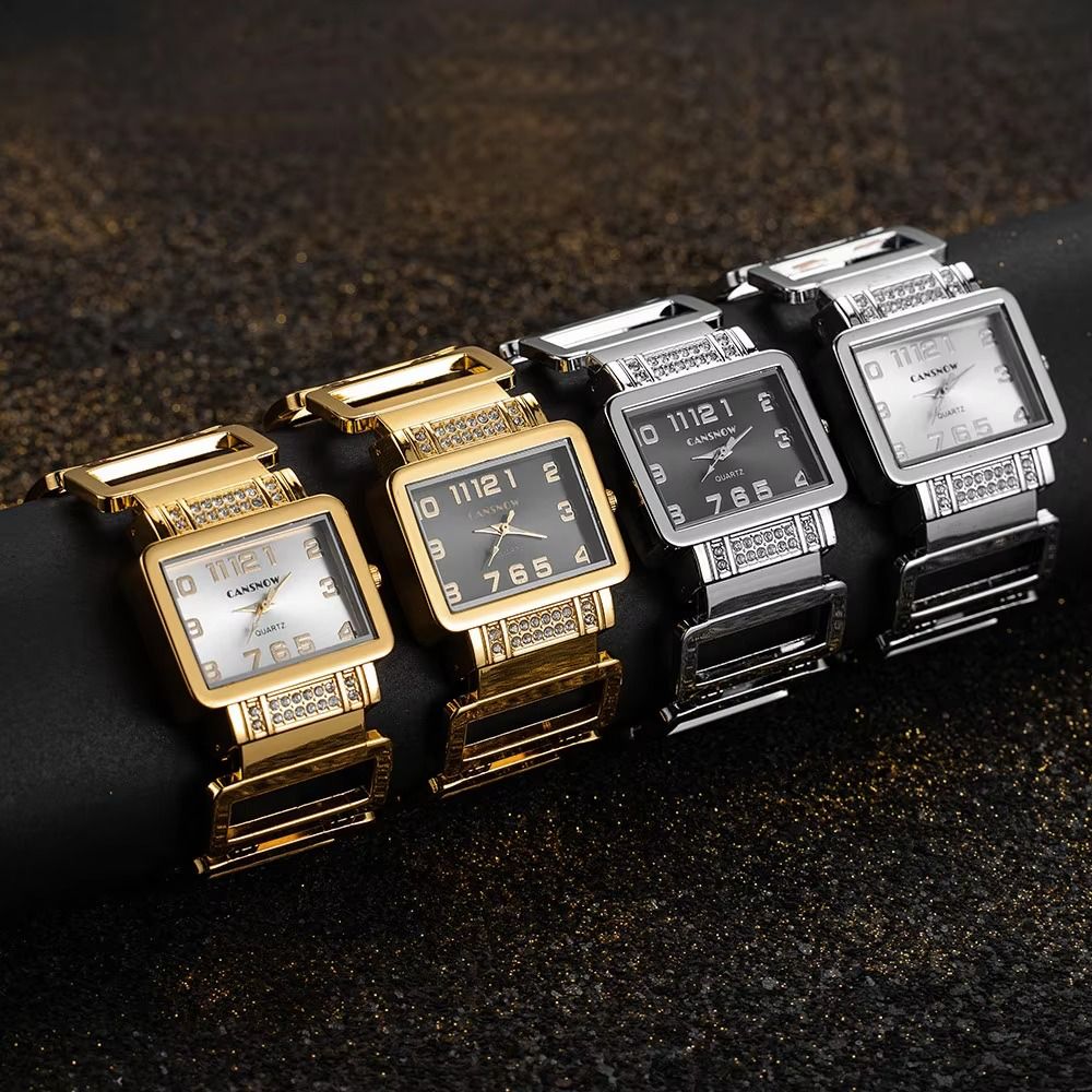 Luxury Rectangle Dial Bangle Watch Womens Female Bracelet Watch New Arrived Fashion Dress Clock Ladies Wristwatch Relojes