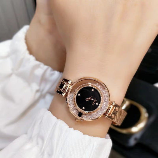 New Luxury Trend Fashion Ladies Watch Simple Classic Student Automatic Waterproof Quartz Watch Birthday Gift