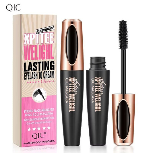 1PC 4D Silk Fiber Lash Curling Mascara for Eyelash Extension Black Thick Long Waterproof Eye Lashes Mascara Makeup Cosmetics
