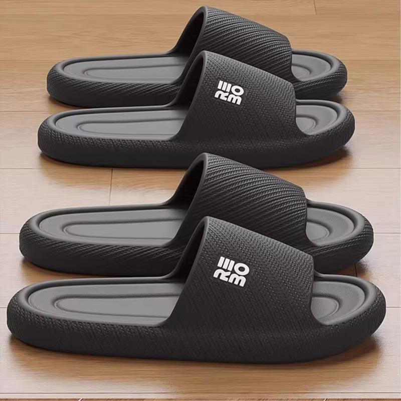 Soft Sole Eva Home Slippers Women Indoor Mute Non Slip Bathroom Slides Couple Lightweight Summer Beach Flip Flops Flat Sandals