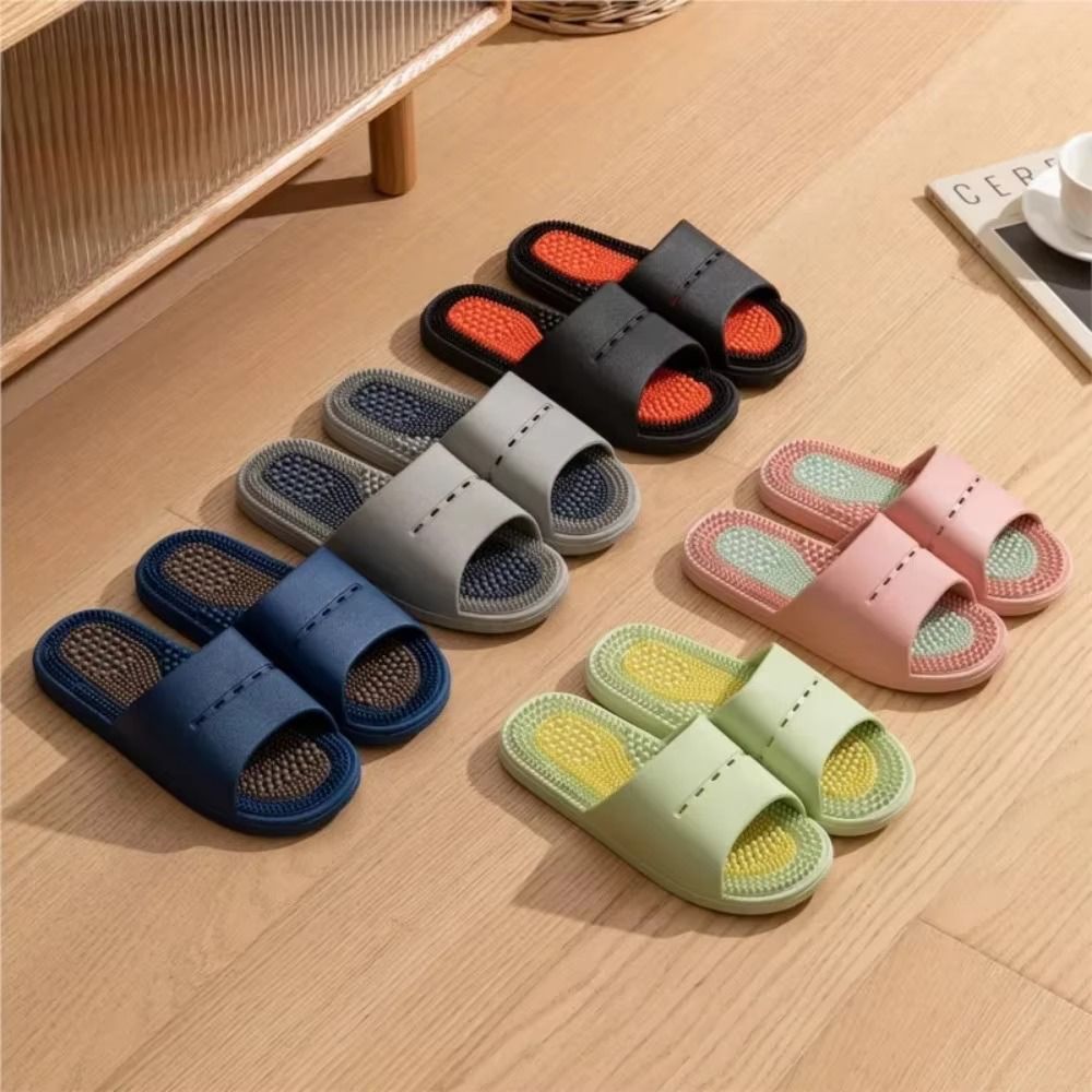 Massage Slippers for Women Men Summer Deodorant Non-slip Bathroom Sandals Casual Comfortable Relief Foot Acupressure Slippers