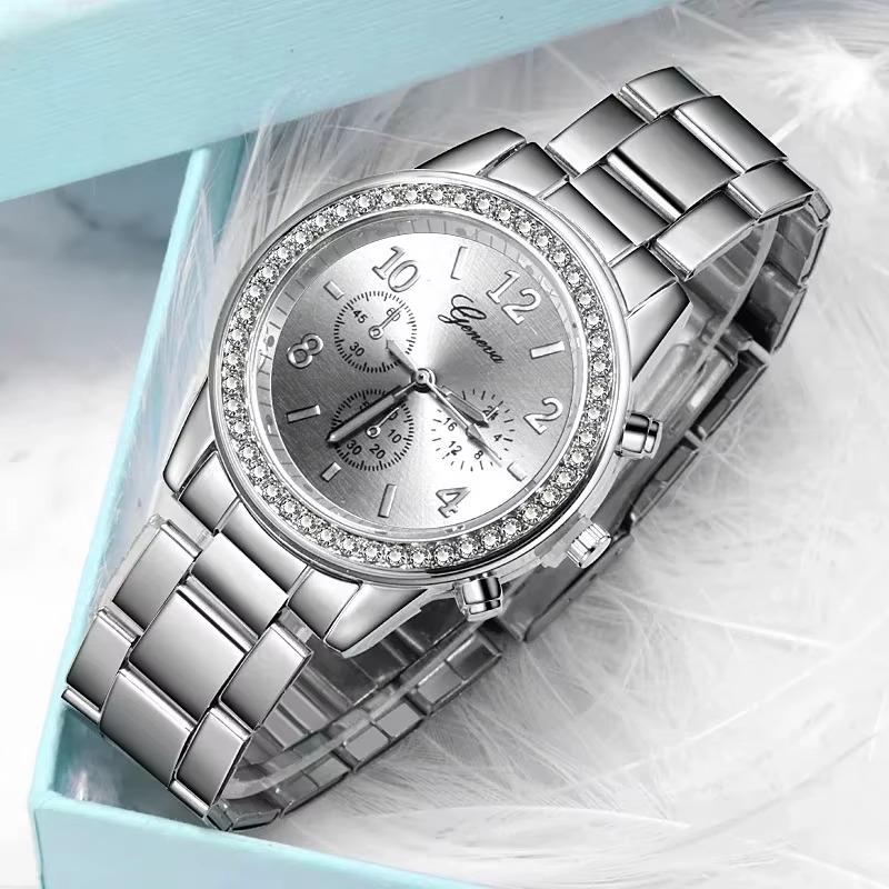 High Quality Women Quartz Crystal Luxury Watch Feminino Relogio Bracelet Wristwatch Casual Reloj Mujer Bayan Kol Saati